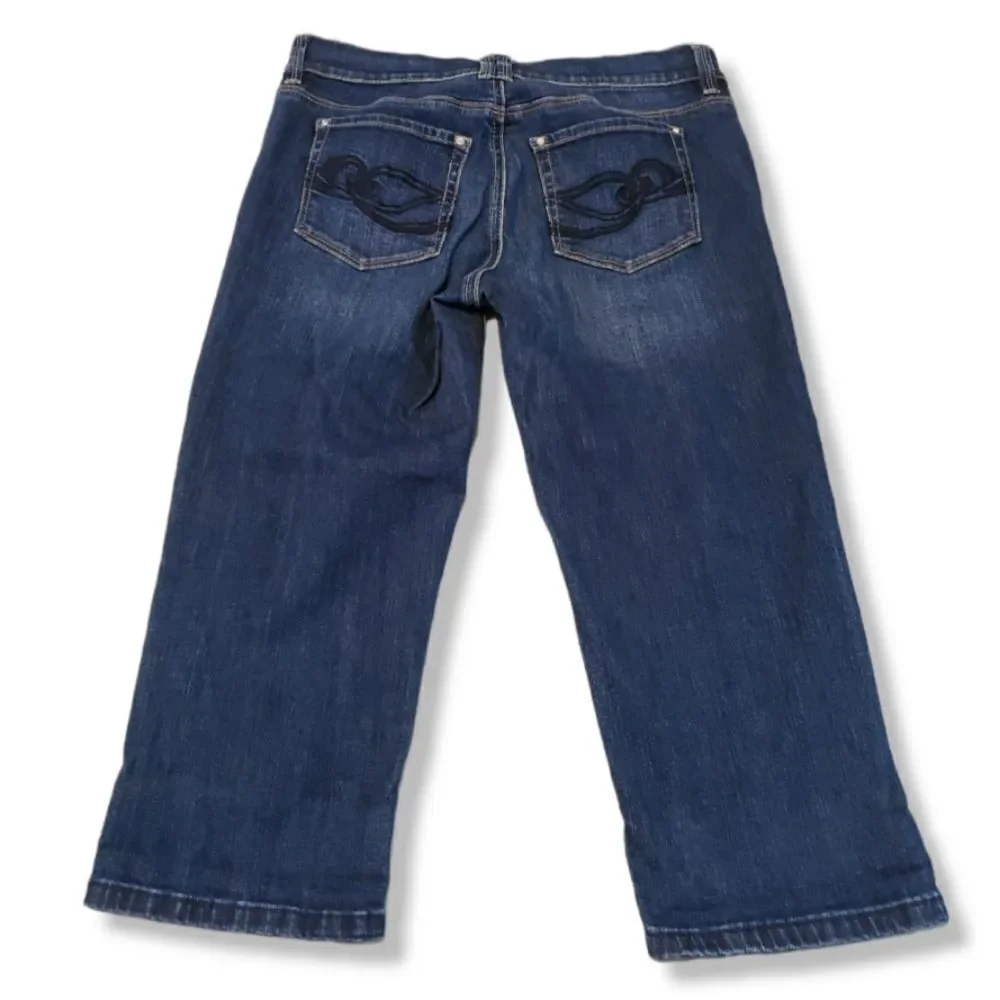 White House Black Market Jeans Size 0 Noir Pedal Pushers Feel Beautiful Women's